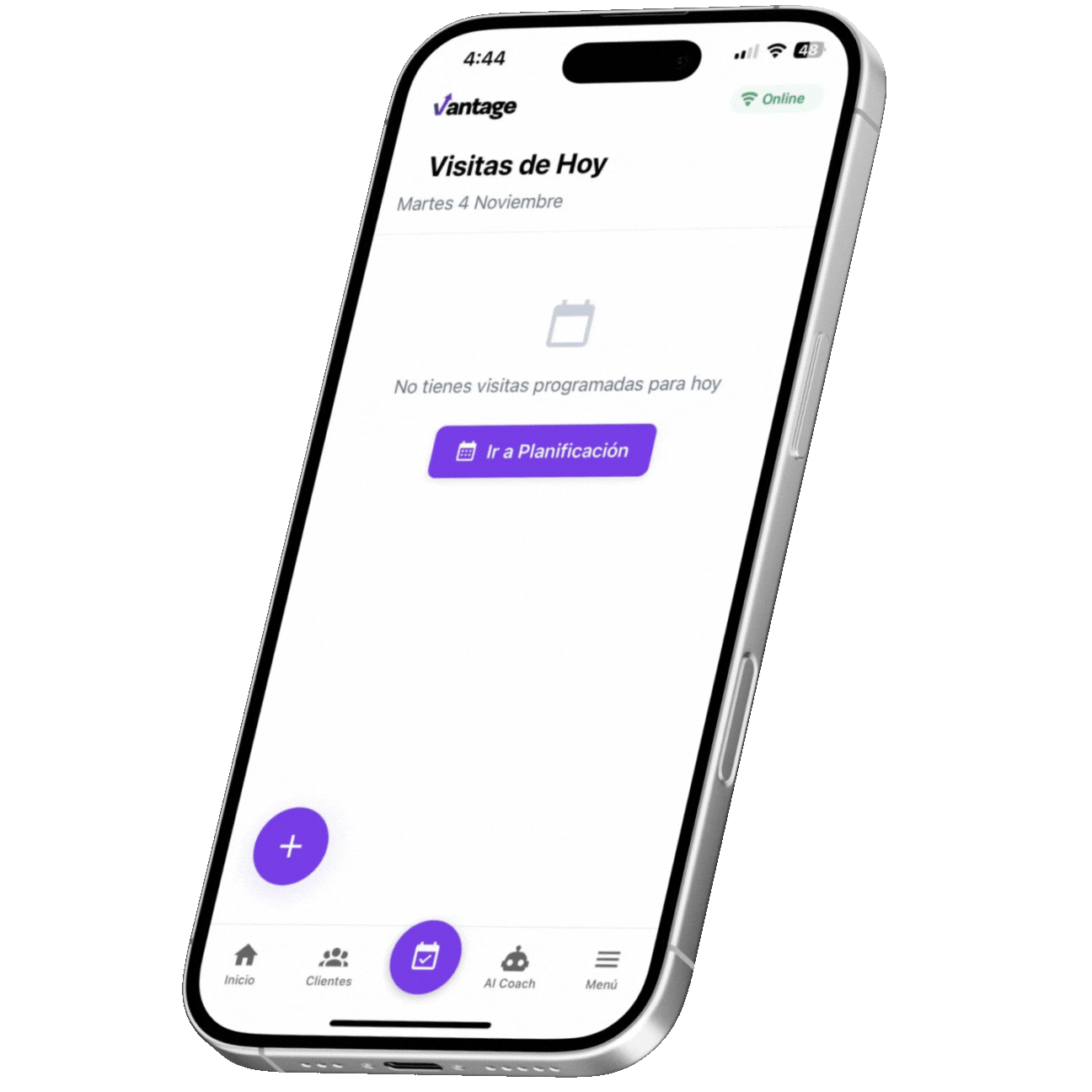 Vantage App - Proceso de visita médica